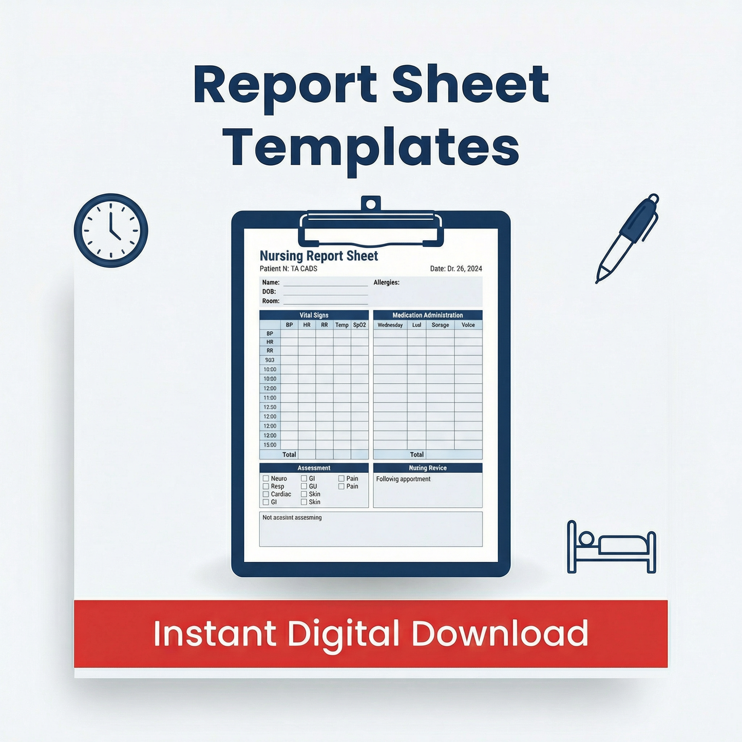 Report Sheet Templates