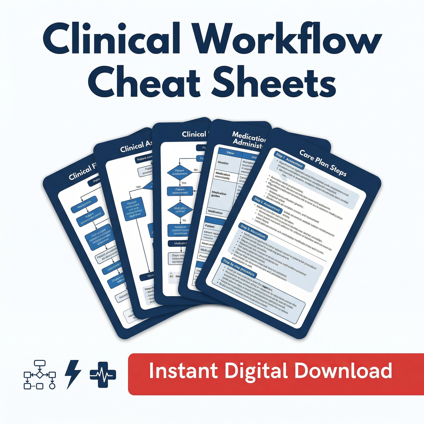 Clinical Workflow Cheat Sheets